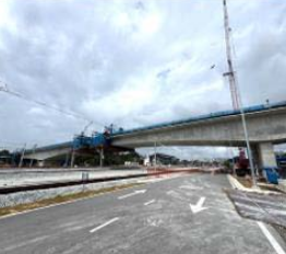 Construction Of Kempas Viaduct