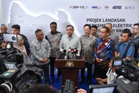Majlis Penyempurnaan & Pengoperasian Landasan Berkembar Elektrik Gemas - Johor Bahru