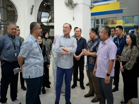 Sesi Taklimat Cadangan Pemuliharaan Stesen Keretapi Kuala Lumpur dan Operasi ETS 3 kepada Perdana Menteri