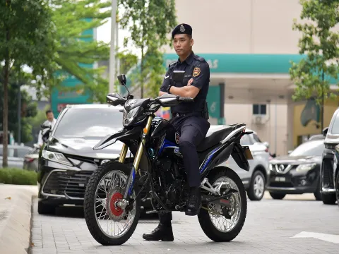Majlis Penyerahan Motor Scrambler kepada Polis Bantuan KTMB
